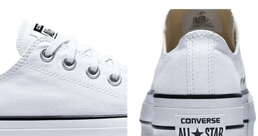 Оригинальные кеды Converse Chuck Taylor All Star Platform Low Top для мужчин и женщин, унисекс, для скейтбординга, белого цвета, классический холстовый материал.