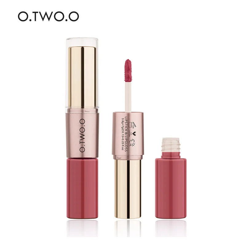 O.TW O.O 2 в 1 матовая помада долговечная водостойкая легко носить натуральная мягкая