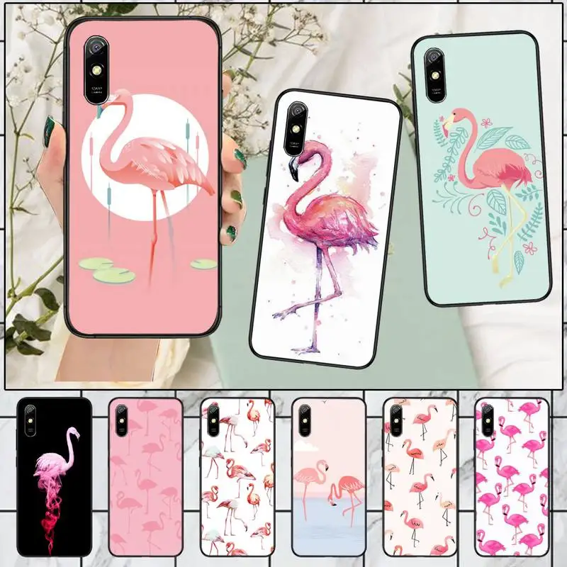

Animal Flamingo Phone Case For Xiaomi Redmi Note 4 4x 5 6 7 8 pro S2 PLUS 6A PRO