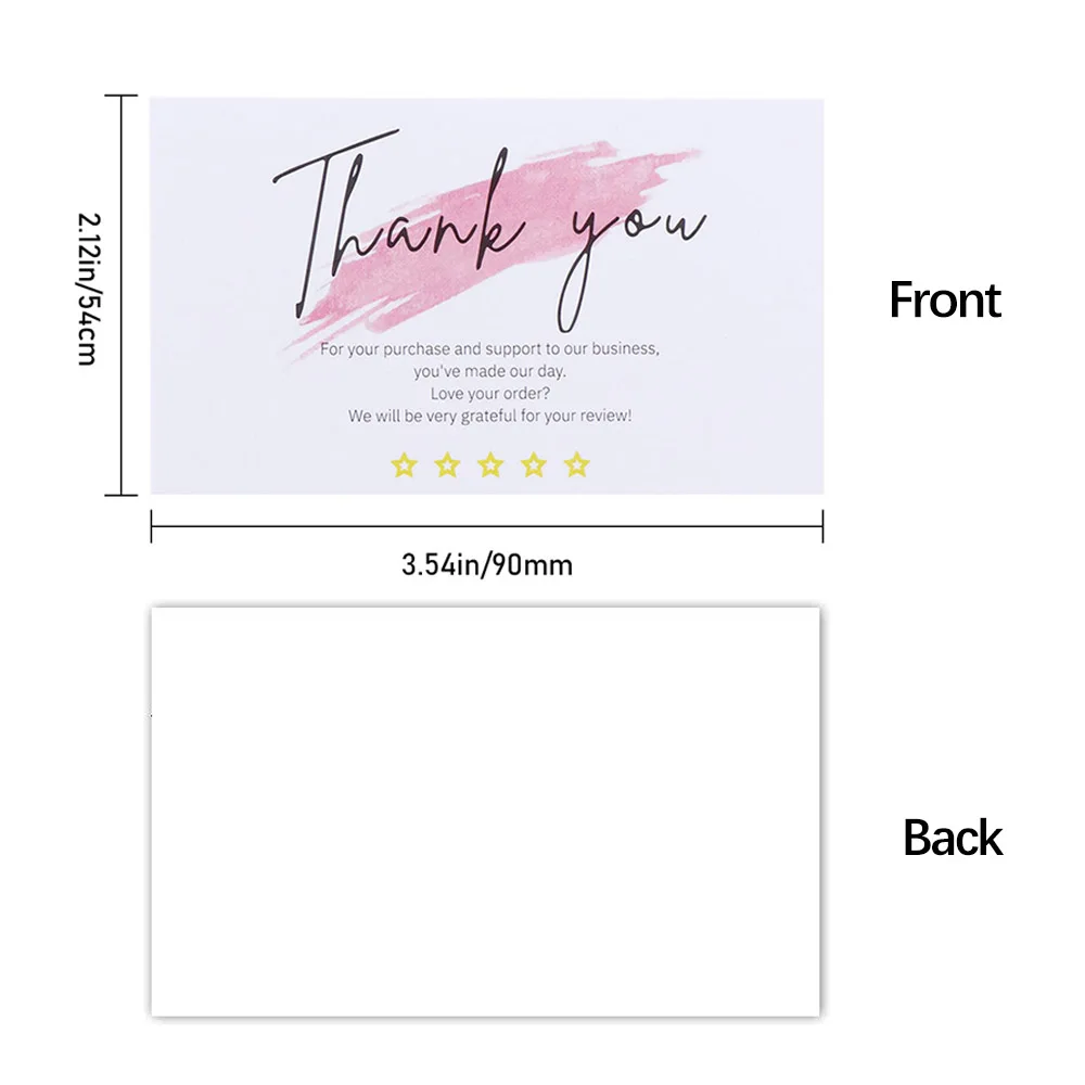 Поздравительные бирки 30 шт. спасибо за ваш заказ карточка из крафт-бумаги для