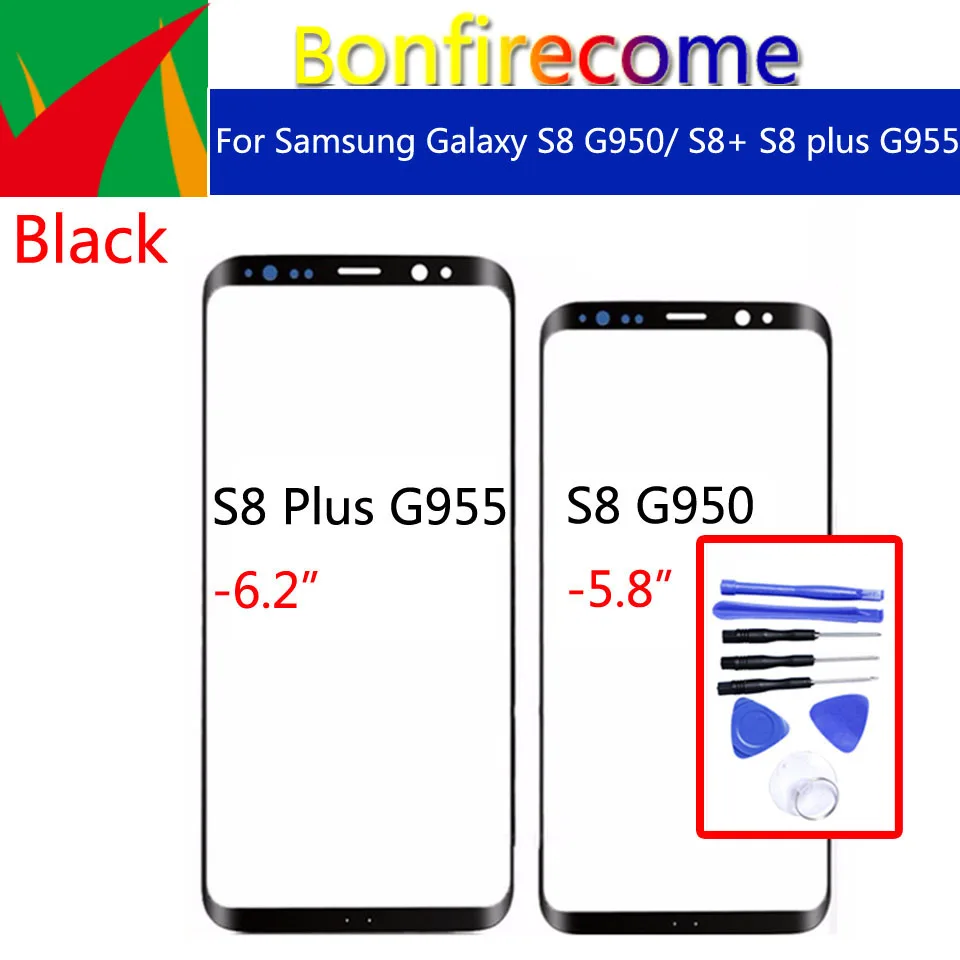 Для Samsung Galaxy S8 G950 G950F G950U G950W сенсорный экран передняя панель стеклянный объектив