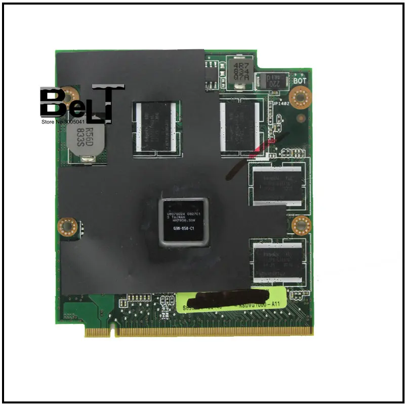 Карта видеонаблюдения ASUS X83V N80V M50V M70V X57V F8V A8S F8S N80V для ноутбуков, 9650M GT 9650MGT G96-650-C1, 1024 МБ, MXM-II