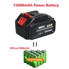 12 шт. 15000 мАч аккумулятор с зарядкой для 18 в Makita аккумулятор быстрая доставка