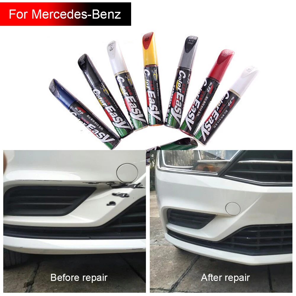 Car sticker body repair paint pen repair For Mercedes Benz amg w204 cla amg w204 w203 w211 w205 w124 w205 w210 glk gla