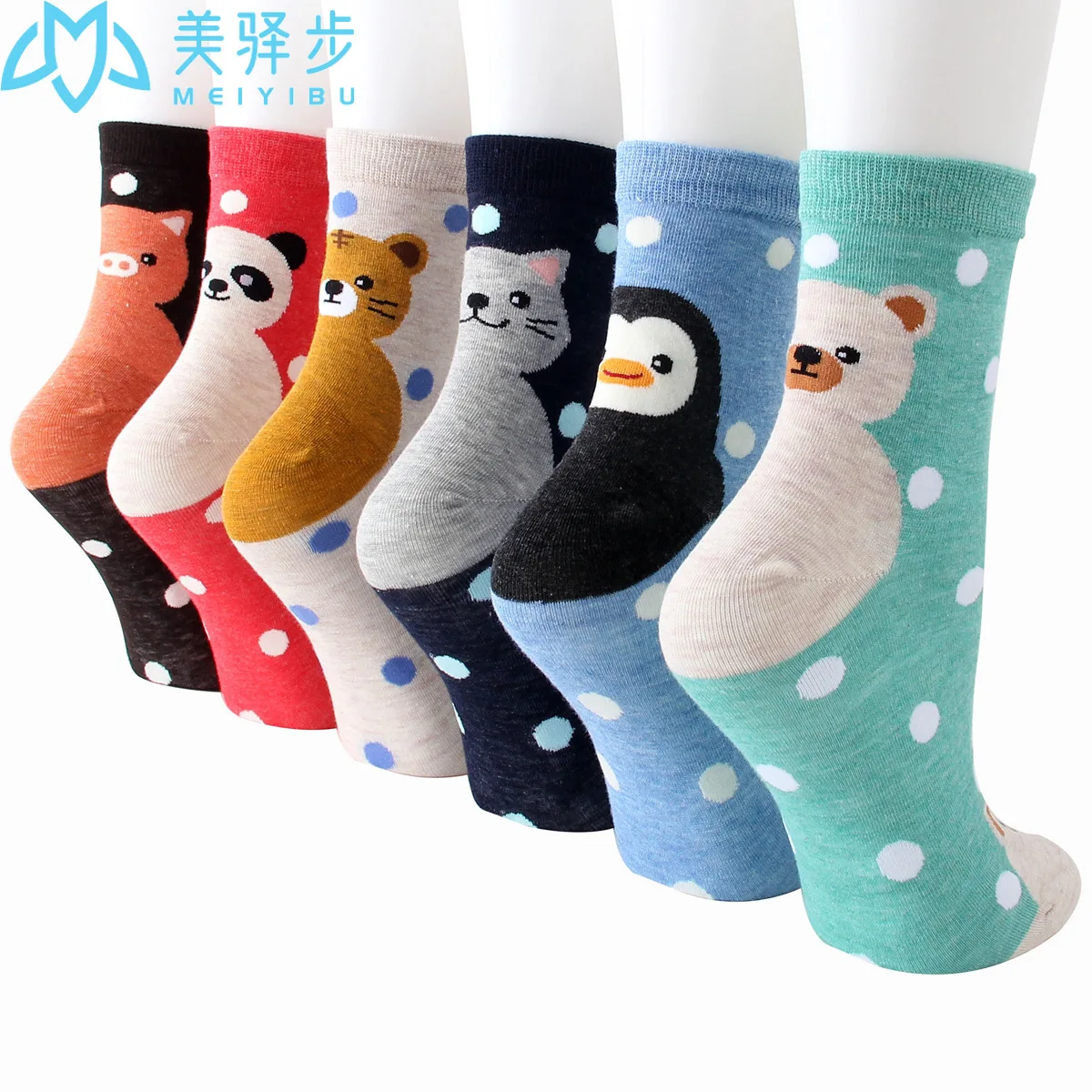 12 Pairs Per Set Fashion Women's Socks Dot Hot-selling Autumn New Socks Manufacturers Wholesale