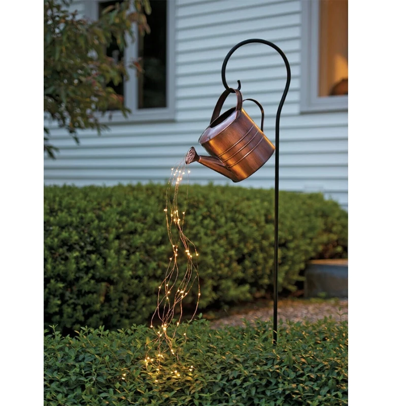 

Creative Watering Can Shower Stars Garden Art Light Decoration Outdoor Gardening Lawn Lamp Outdoor Landscape String