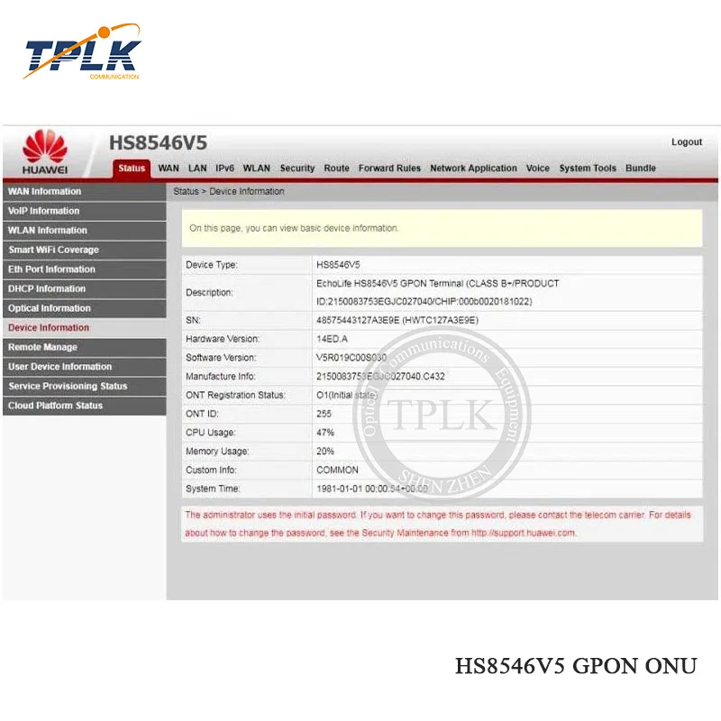 Новый HS8546V5 ONU GPON ONT с 4GE + 2USB 1Tel WIFI HGU двухдиапазонный маршрутизатор 2 4 ГГц и 5