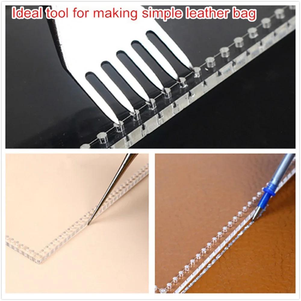 Прозрачный кошелек из кожи акриловый сумка шаблон трафарета набор инструментов