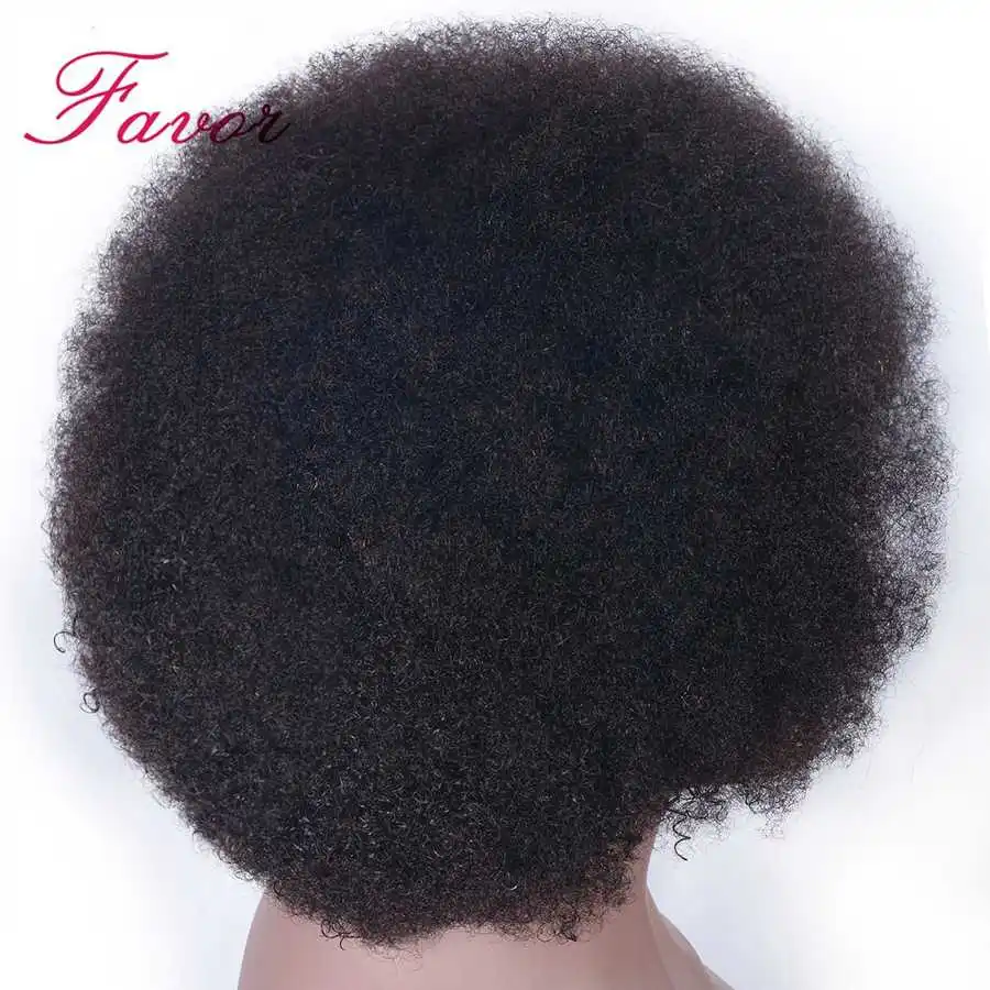 360 волосы на шнурке парик с детскими волосами афро кудрявые человеческие парики