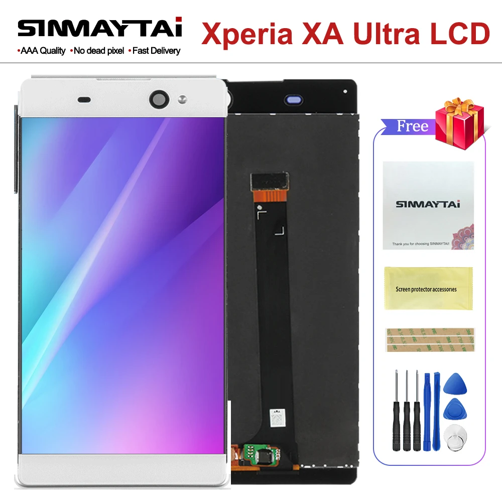 6 0 &quotЖК-дисплей для SONY Xperia XA ультра-дисплей сенсорный экран с рамкой ультра