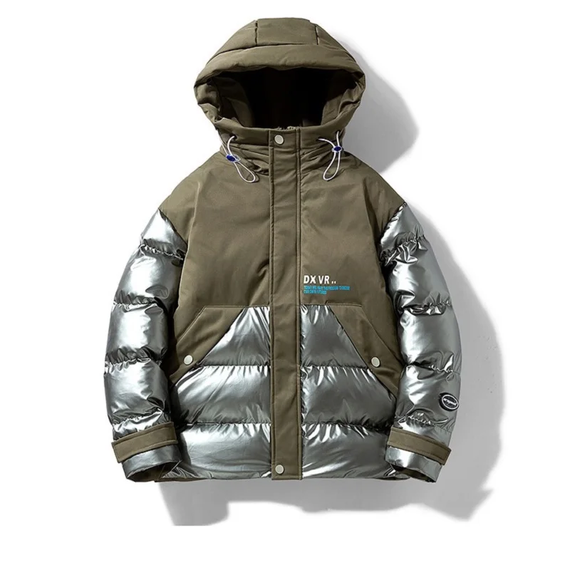 2021 New Winter Warmth Cotton-padded Clothes Trendy Fashion Hooded To Keep Warm Couple Thickening Bread Coat Ropa Para Hombre