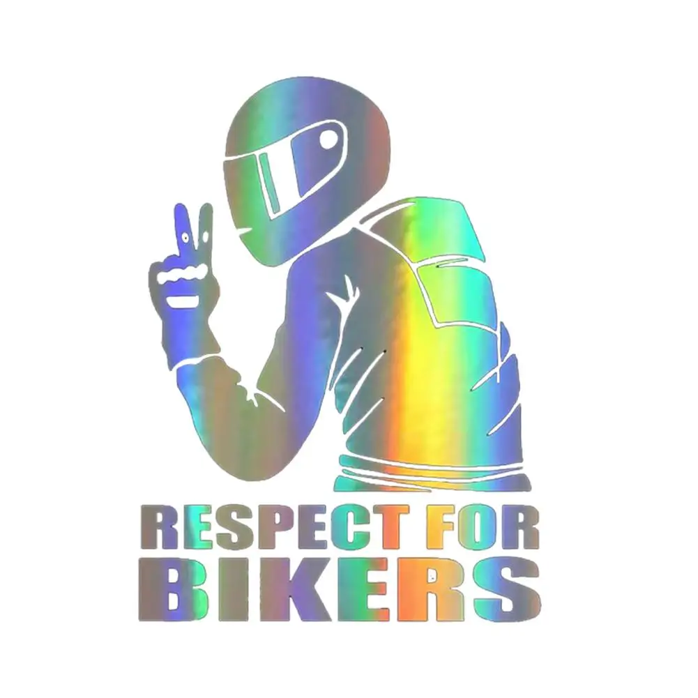 

motorcycle Funny Car Stickers Respect Biker Sticker for Ducati ST4S Scrambler Desert HONDA CBR300R CB300F FA CRF250L