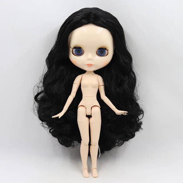 Ледяная фабрика Blyth кукла 1/6 BJD индивидуальные обнаженные тела с белой кожей, глянцевое лицо, подарок для девочки, игрушка - Цвет: BL117 C