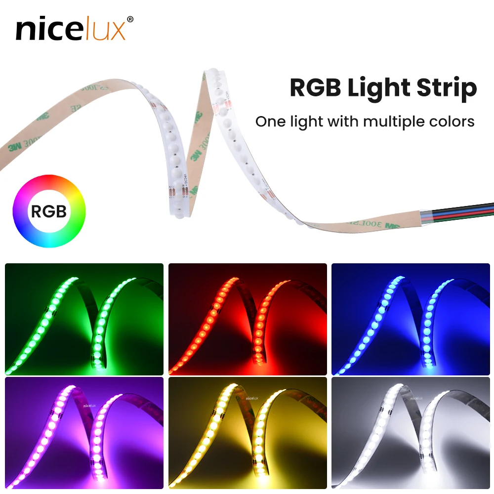 

High Density DC 24V Flexible tape 1M/3M/5M Lights Linear Ribbon RGB IP20 Dot COB LED 4 Pin Dimmable Strip Light 10mm 160 chips/m