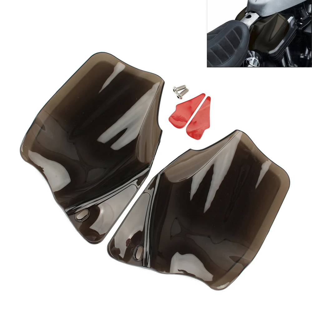 

Motorcycle Air Heat Deflector Reflective Saddle Shields Smoke For Harley Sportster Iron 883 1200 Forty Eight XL1200 2014-2019