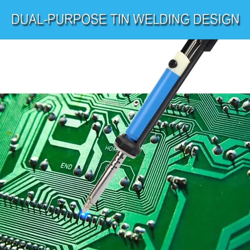 

30W Electric Desoldering Pump Soldering Iron Pen Welding Suction Heating Suction Sucker Pen With Nozzle Soldering Tool US/EU