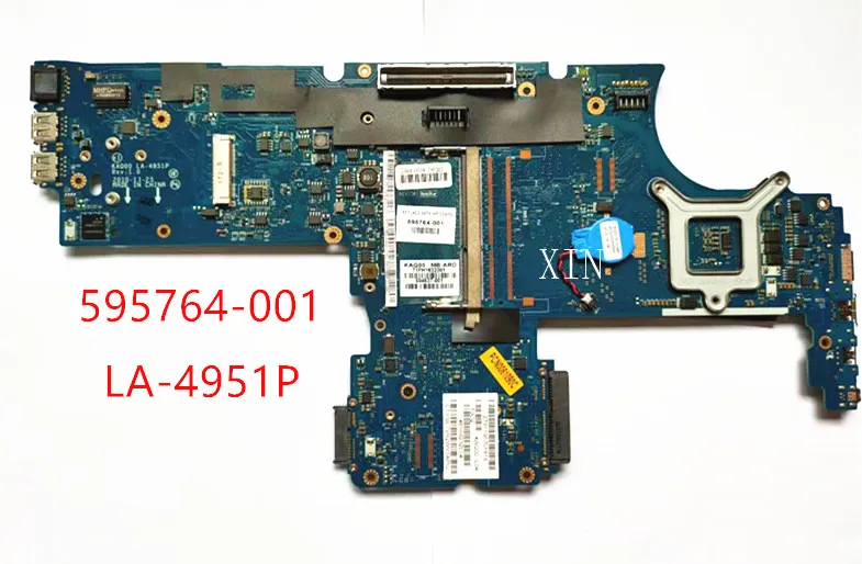 Материнская плата DDR3 для ноутбука HP 8540P 8540W KAQ00 595764-001 хорошо работает на 100% - купить