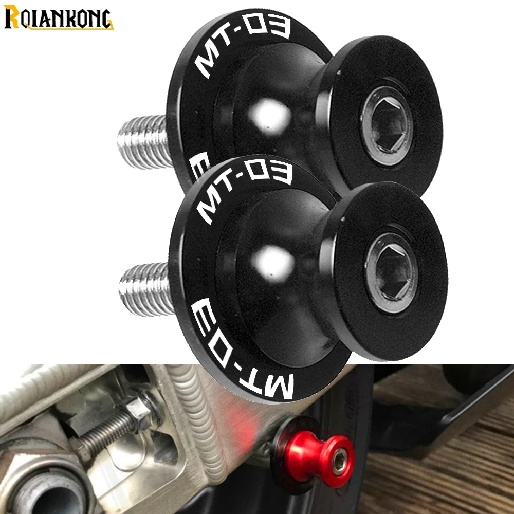 Винты с логотипом MT01 для мотоциклетной подставки 6 мм 8 10 винты Слайдеры катушки