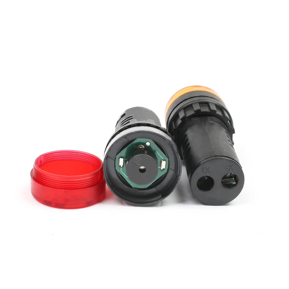 Активный зуммер для лампы 22 мм желтого/Красного/зеленого цвета 12 В 24 110 220 1