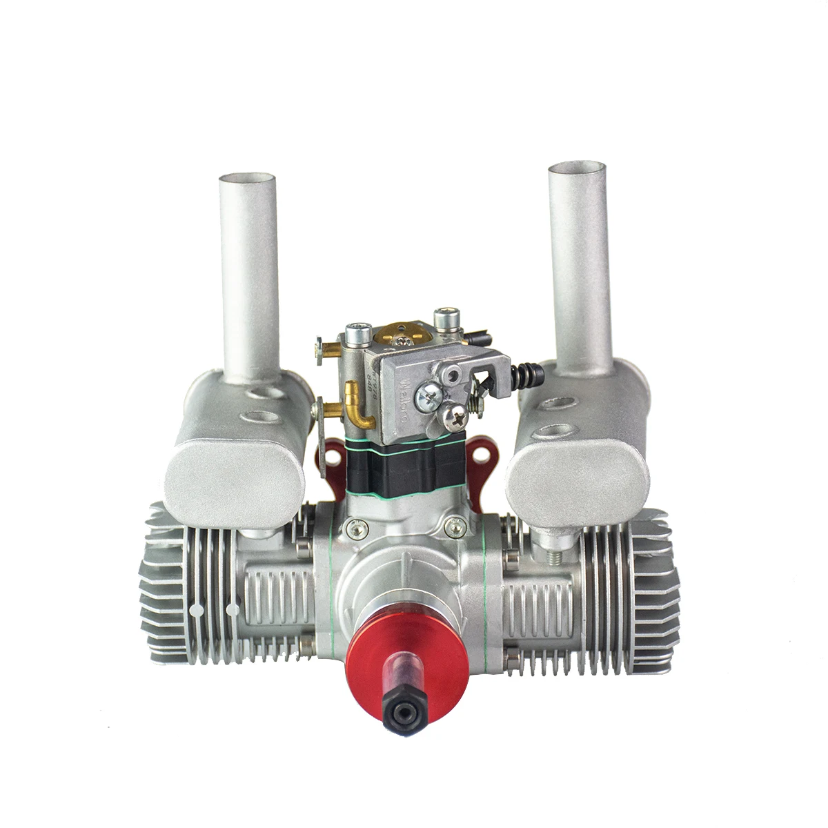 

RCGF 21ccT Dual Cylinder Petrol/Gasoline Engine for RC Airplane Two Strokes Single Cylinder Side Exhaust Natural Air
