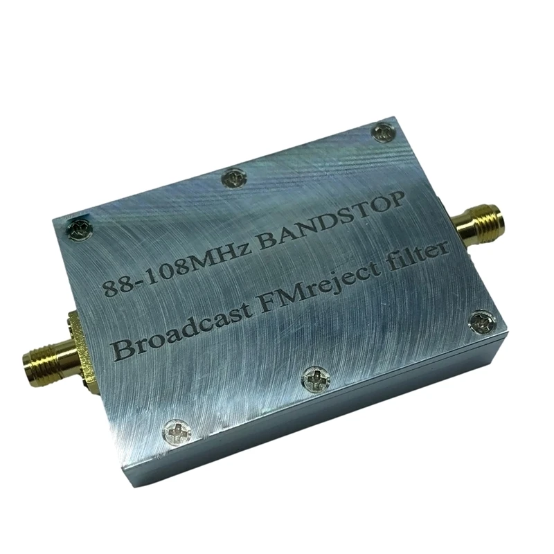 

NEW-For RTL-SDR Blog Broadcast 88-108MHZ FM Bandstop Filter SMA Receiver Signal for Ham Radio Amplifier