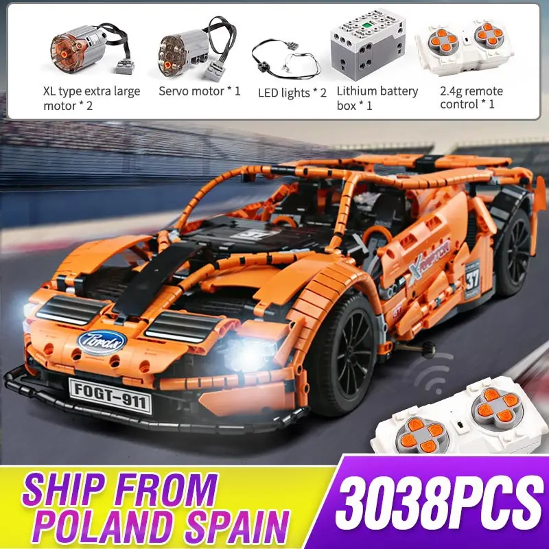 3038 шт Мпц GT спортивный гоночный автомобиль RC Мощность Функция транспортного
