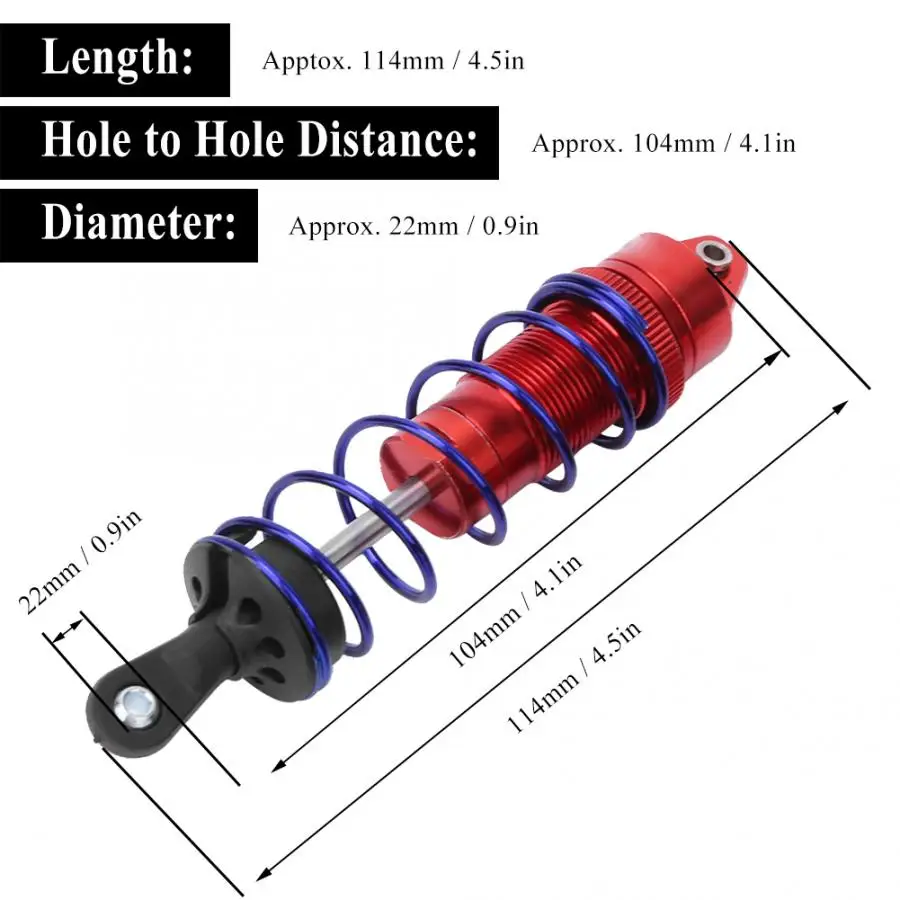 2 шт металлический передний/задний Амортизатор сменный Аксессуар подходит для