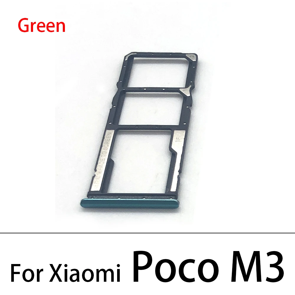 Лоток для Sim-карты Xiaomi Poco M3 лоток SD-карты запасные части телефона F3 | Мобильные