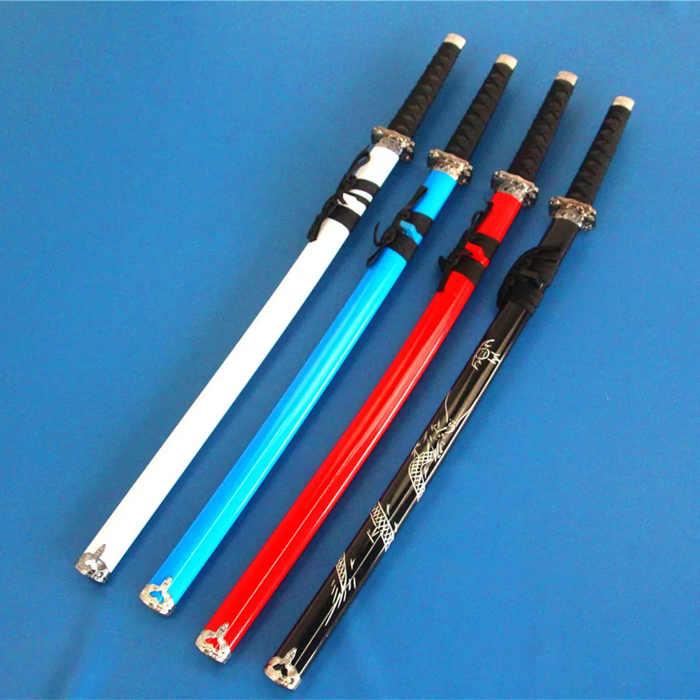 5 цветов черный декоративный меч косплей деревянный нож искусственное оружие