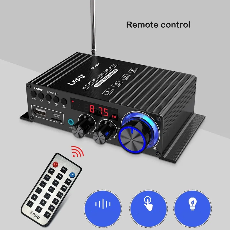LEPY LP-A8BT коаксиальный декодирующий усилитель мощности FM USB SD музыкальный плеер без