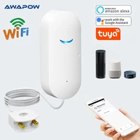 smart wifi home water level sensor safe liquid anti overflow safety protection system is compatible with tuyasmart app