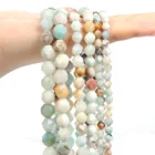 _ Бусины Amazonite россыпью разделитель бусины для изготовления ювелирных изделий DIY Браслеты Ожерелья Серьги Аксессуары 6810 мм