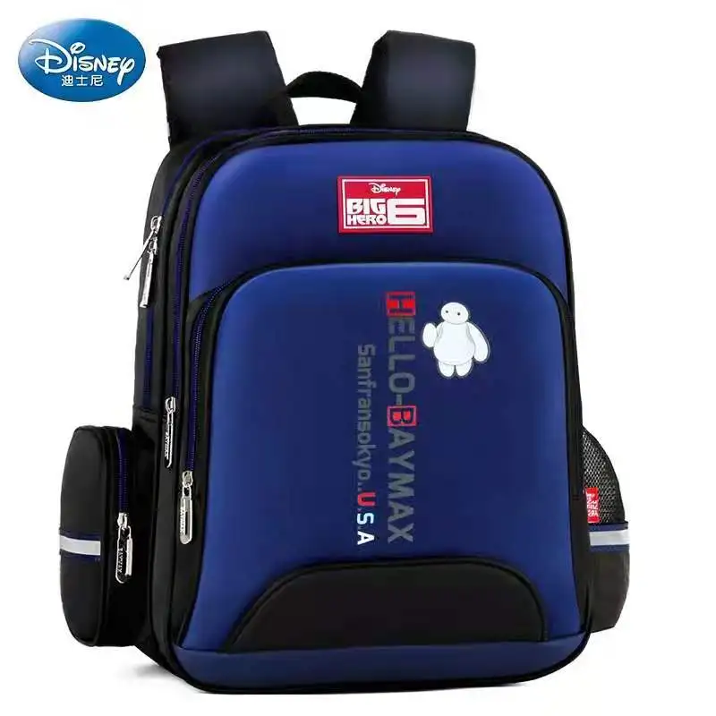 2021 Disney New School Bags For Boys Girls BAYMAX Primary Student Shoulder Orthopedic Backpack Large Capacity Kids Birthday Gift