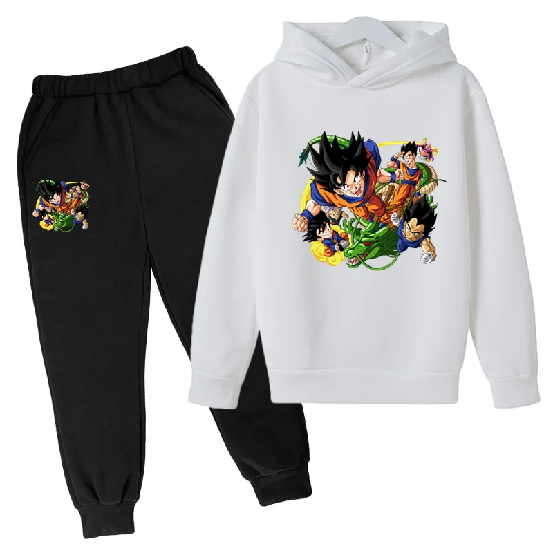 

Dragon- Ball Anime Set Baby Clothes 2021 Spring Autumn Jackets Girls Fashion Streetwear Boys Hoody Kids Sportswear Harajuku