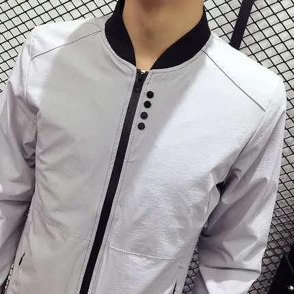 Летние тонкие повседневные мужские куртки новинка 2020 модная верхняя одежда