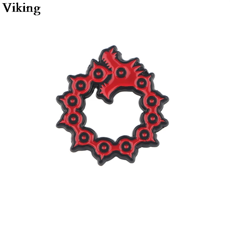 Эмалированные Броши Seven Deadly Sins модный значок металлический отворот булавка