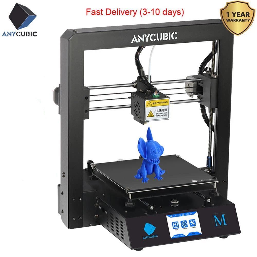 Большой 3D-принтер ANYCUBIC I3 Mega комплект для сборки цветной сенсорный экран TFT с