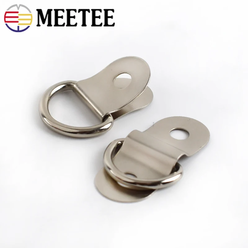 Металлическая D образная Пряжка Meetee 4/10 шт. U образные зажимы свод моста для сумок