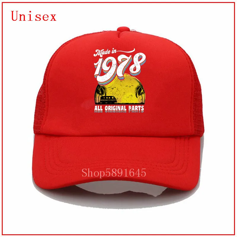 Сделано в 1978 году все оригинальные части белая бейсболка Мужская для конского