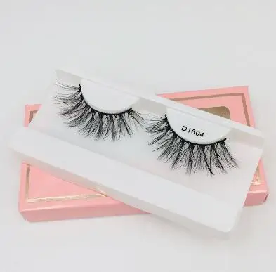 1pair 1604 NEW1/2/16 пар Накладные ресницы 3D норковые ресницы ручной натурального меха норки для макияжа толстый Поддельные Накладные ресницы с пушистым - Цвет: 1pair 1604