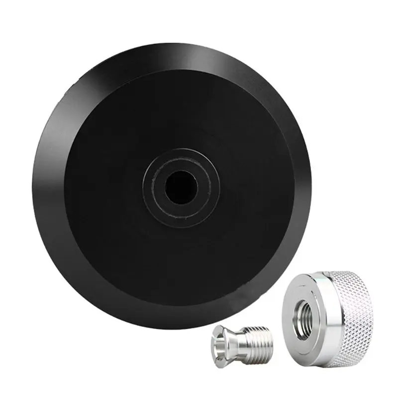 

Прочный стальной LP виниловый поворотный диск стабилизатор Анти шок запись вес/зажим 634B