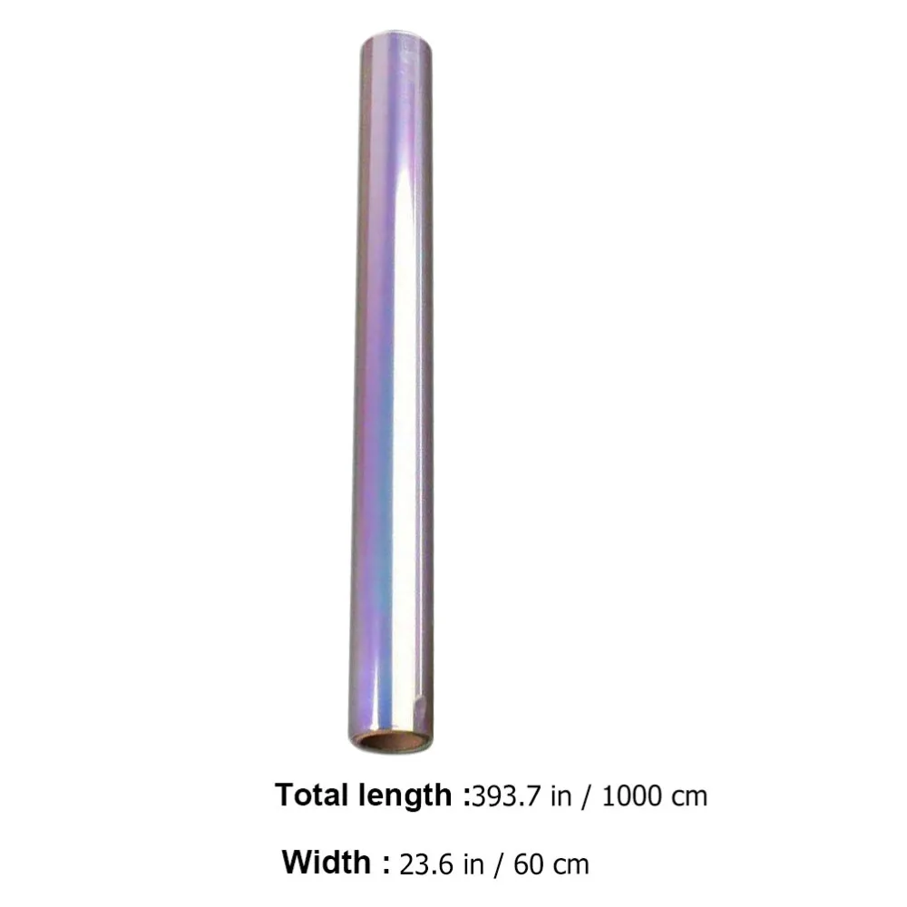 Rollo de envoltura de celof&aacute;n, l&aacute;mina de pel&iacute;cula iridiscente, suministros de envoltura para manualidades DIY-2