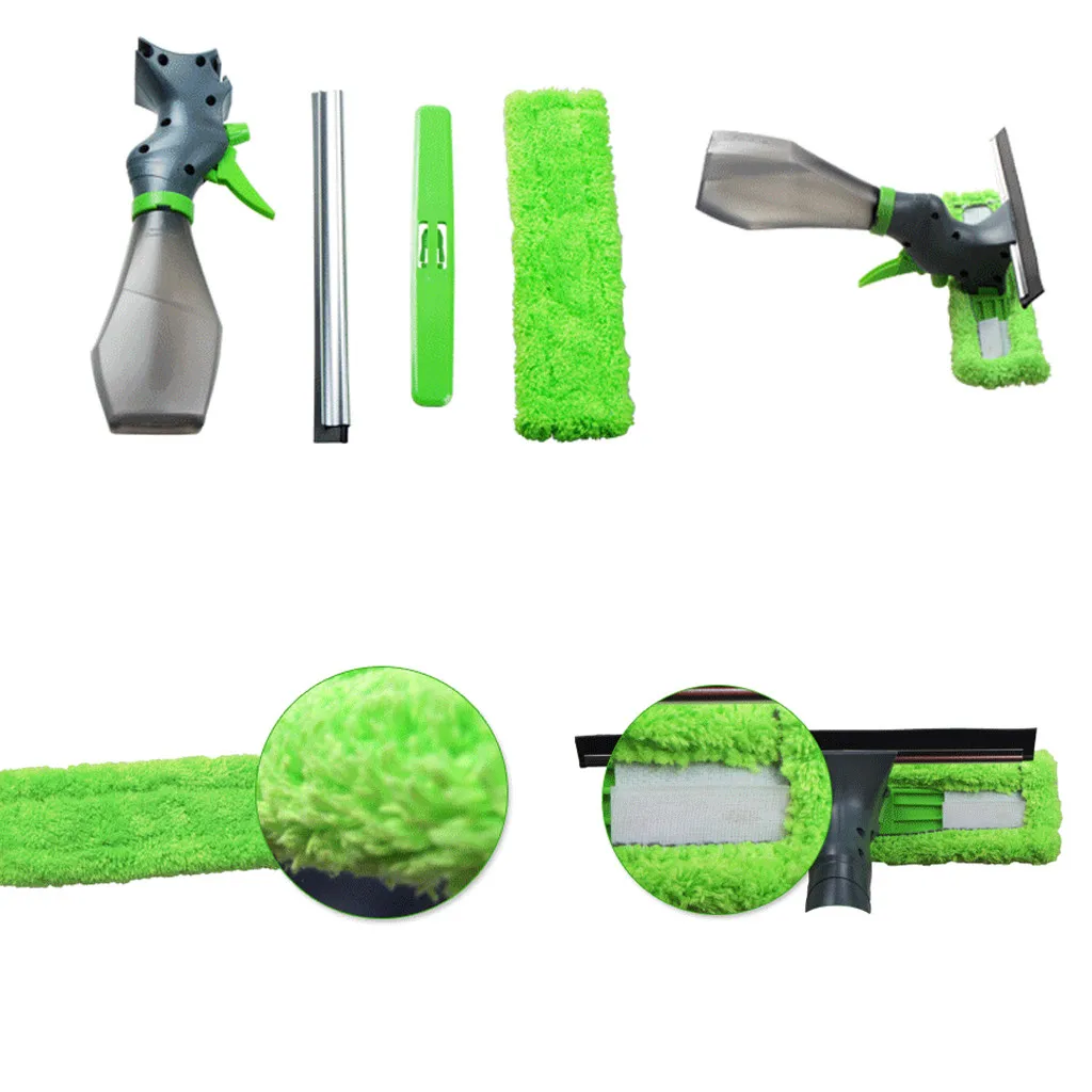 Инструмент для ухода за автомобилем 3 в 1 очиститель окон спрей бутылка Щетка