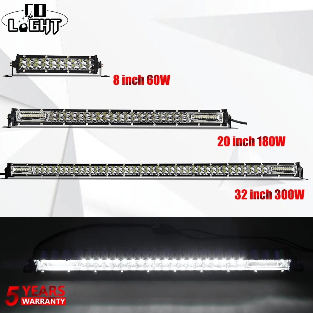 CO светильник супер яркий 12D внедорожный светодиодный панели 60 Вт 180 300 комбо луч