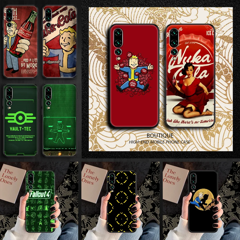 Чехол для телефона Game Fallout для Huawei P Mate P10 P20 P30 P40 10 20 Smart Z Pro Lite 2019, Черный Модный чехол для hoesjes 3D, чехол из ТПУ