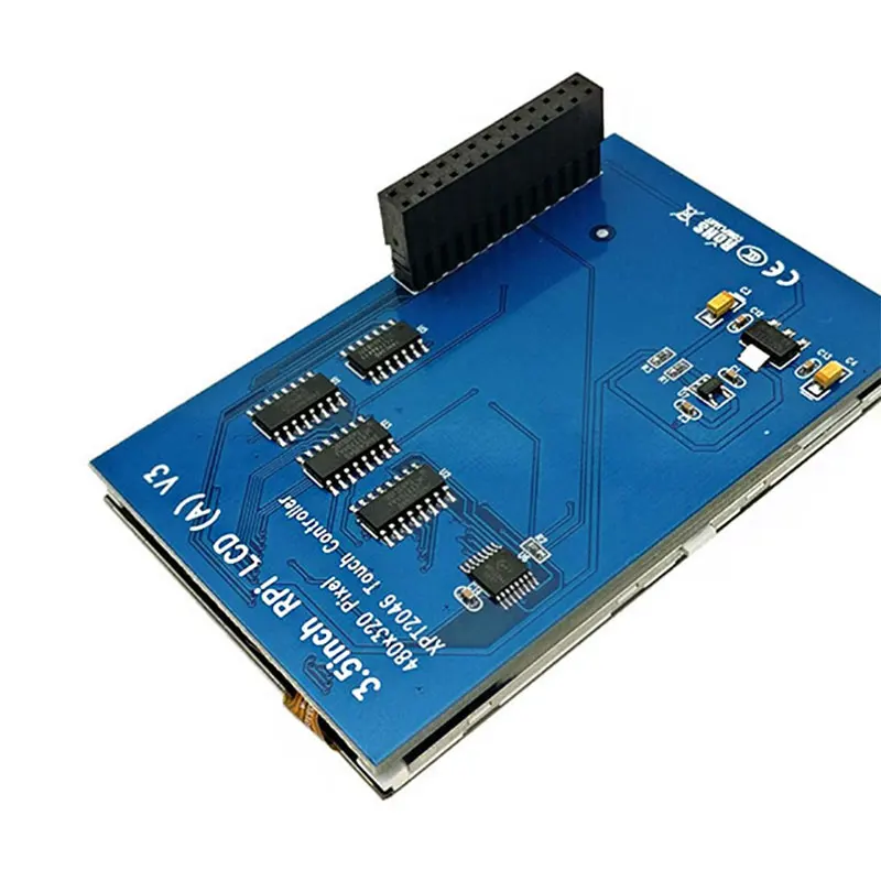 Для Raspberry Pi 4 сенсорный Экран 3 5 дюймов TFT ЖК дисплей 480*320 GPIO Дисплей с ABS чехол +