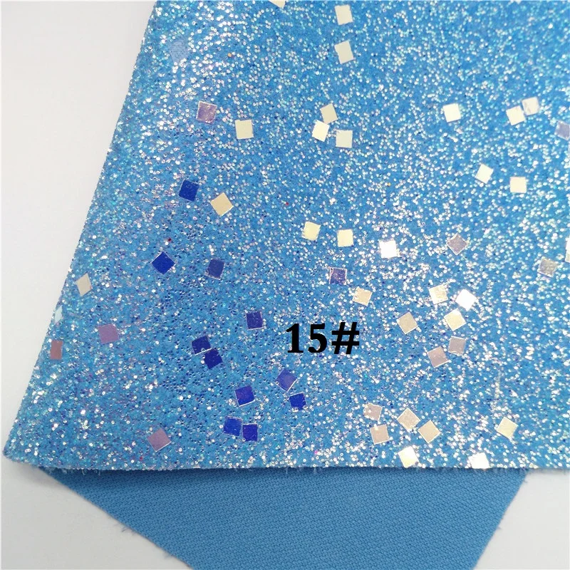 15 Glitterwishcome 21X29 см А4 Размер синтетическая кожа, неоновая массивная блестящая кожа, искусственная ткань из искусственной кожи винил для бантов, GM562A - Цвет: 15