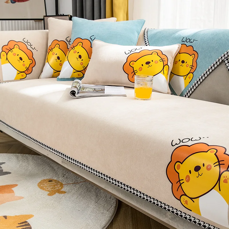 Мягкий плюшевый чехол для дивана из синели чехлы диванов эластичные гостиной