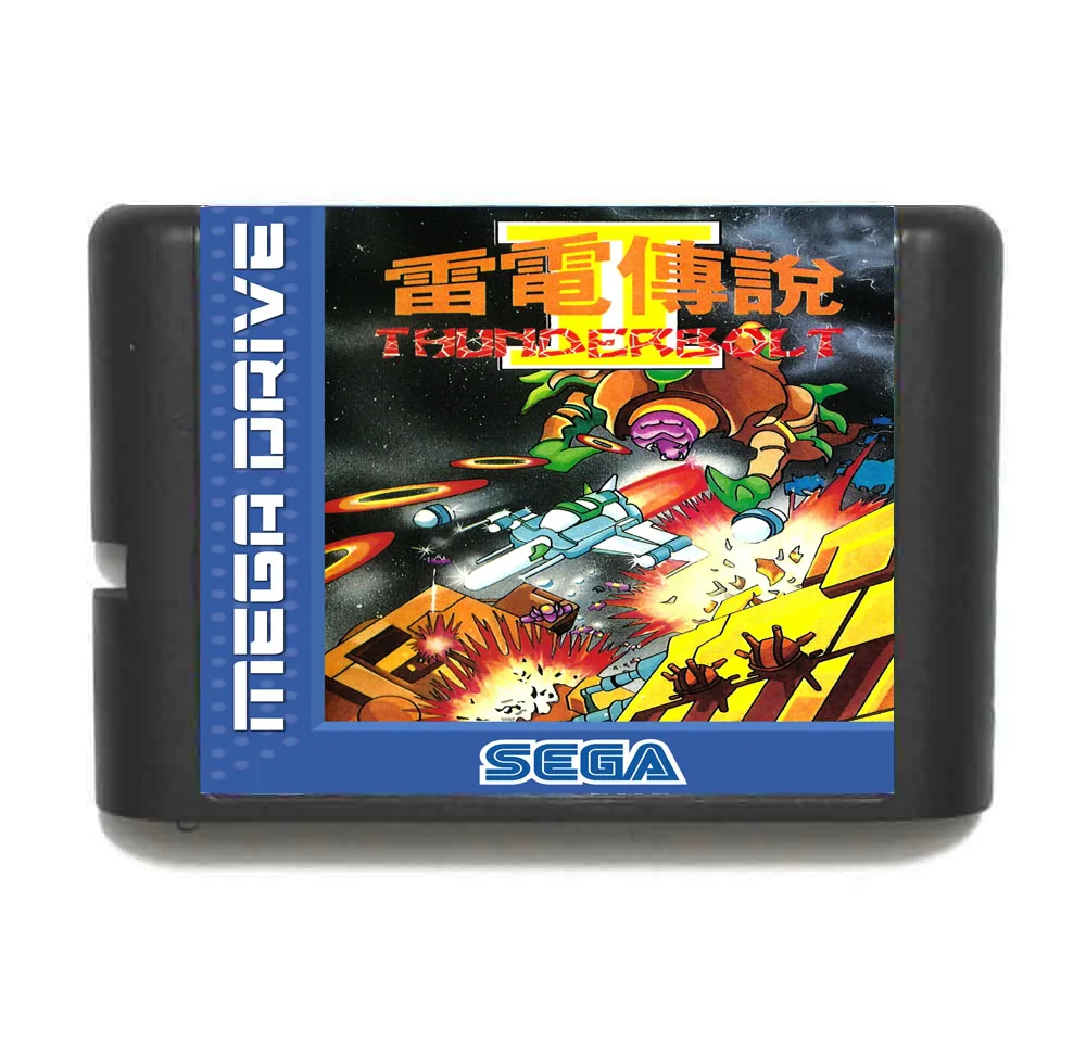 Игровая карта Thunderbolt II 16 бит MD для Sega Mega Drive Genesis | Электроника