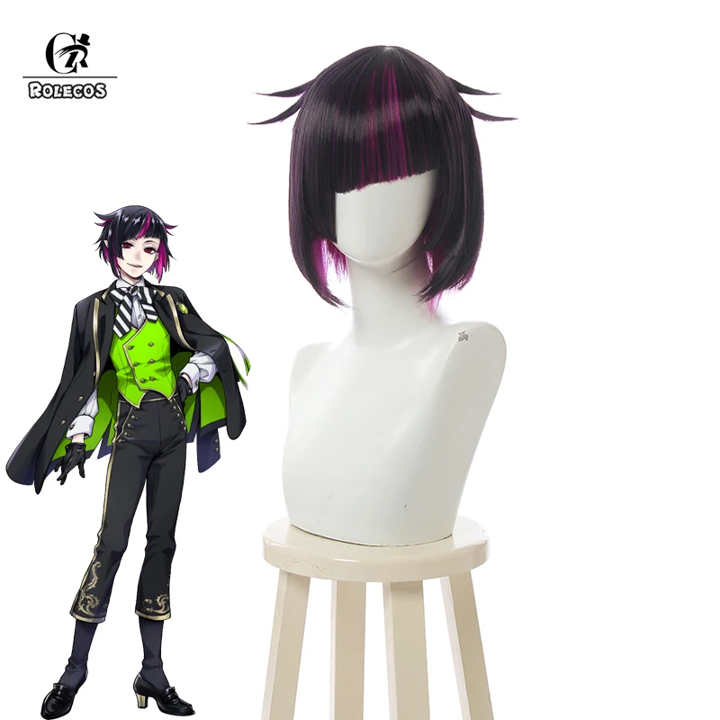 Парик для косплея ROLECOS Lilia Vanrouge короткие волосы витая страна чудес игровой